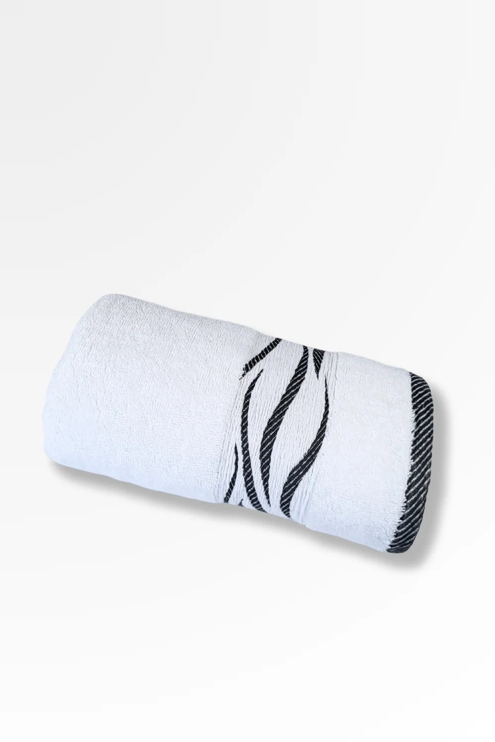 Belmanetti Premium Cotton Terry Towel Wave Design - Gift-ready packaging