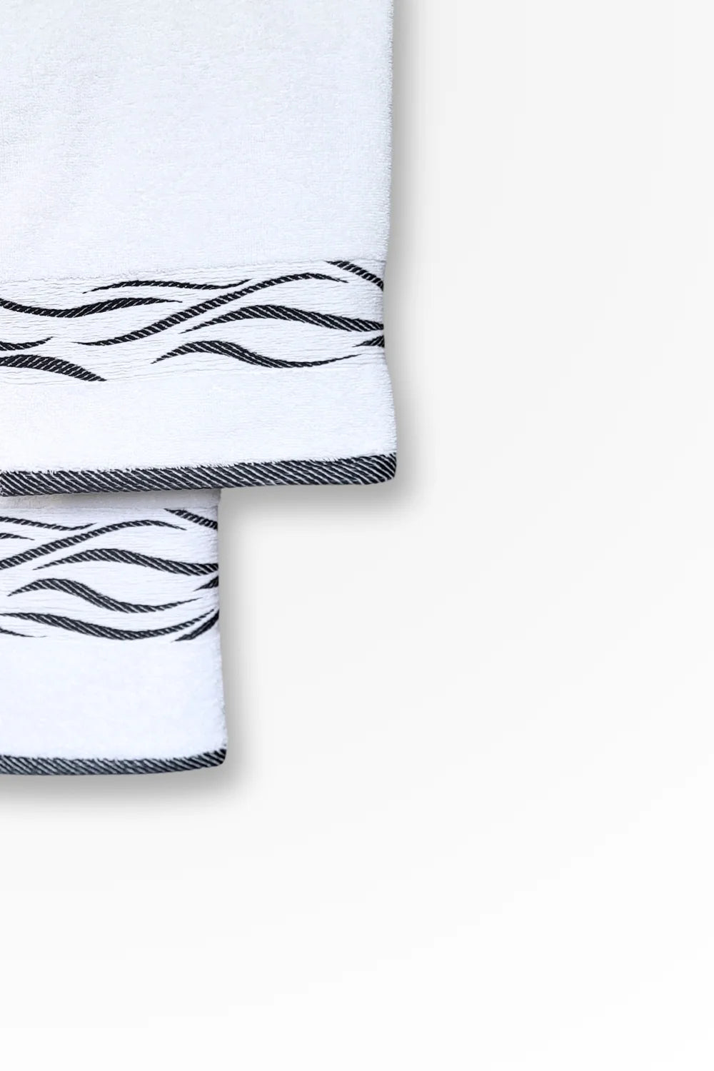 Belmanetti Premium Cotton Terry Towel Wave Design - Free returns