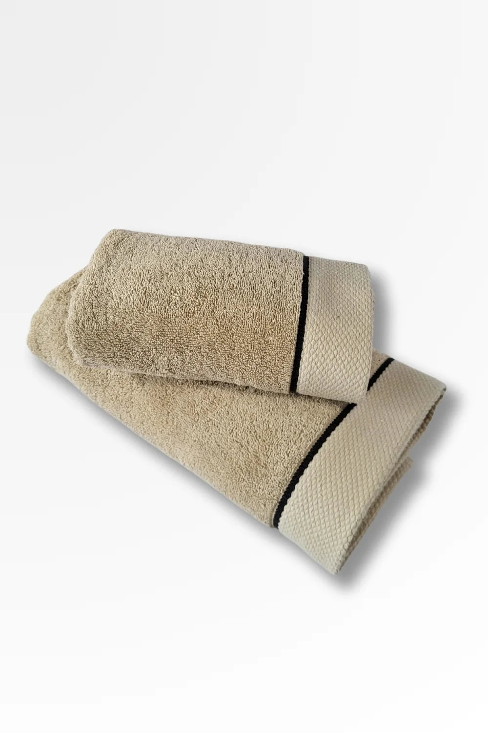 Belmanetti Premium Terry Towel Elegant Border - Lounge-ready comfort