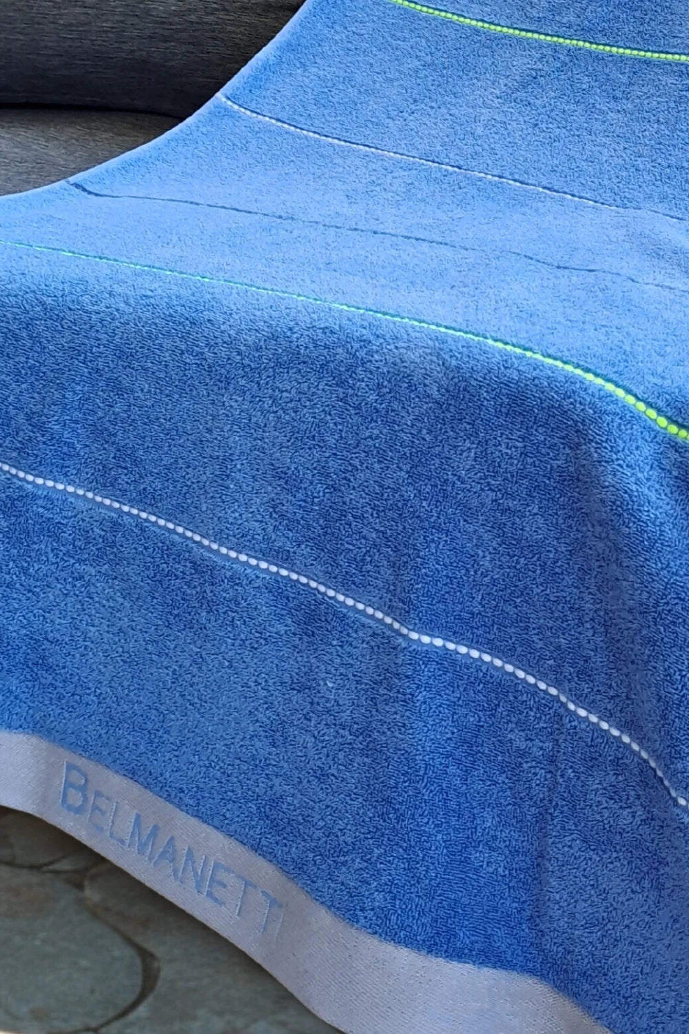 Belmanetti Beach Towel Dash Stripe Supersoft Cotton - Free delivery available