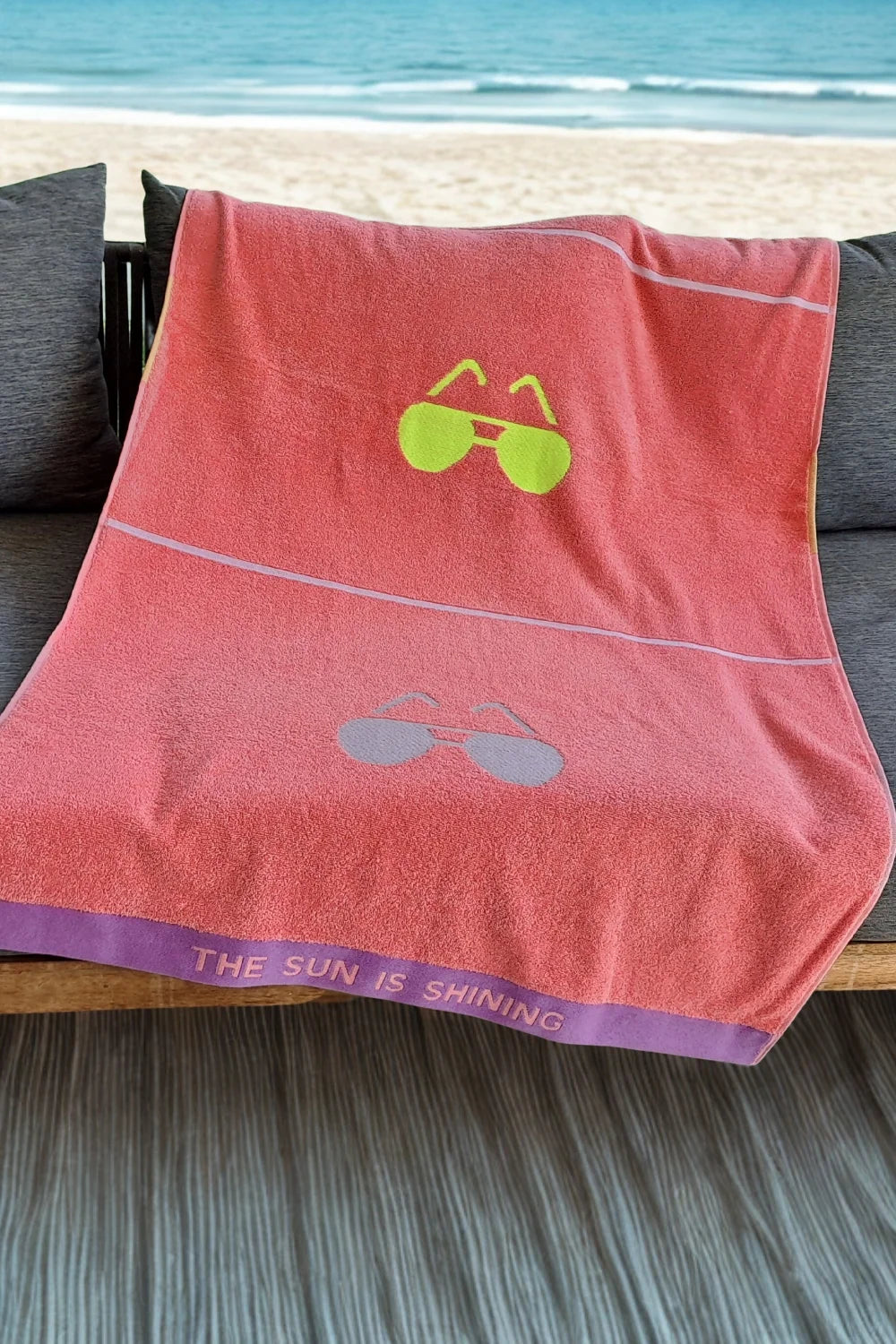 Belmanetti Sunglasses Beach Towel Supersoft Cotton Terry - Long-lasting luxury