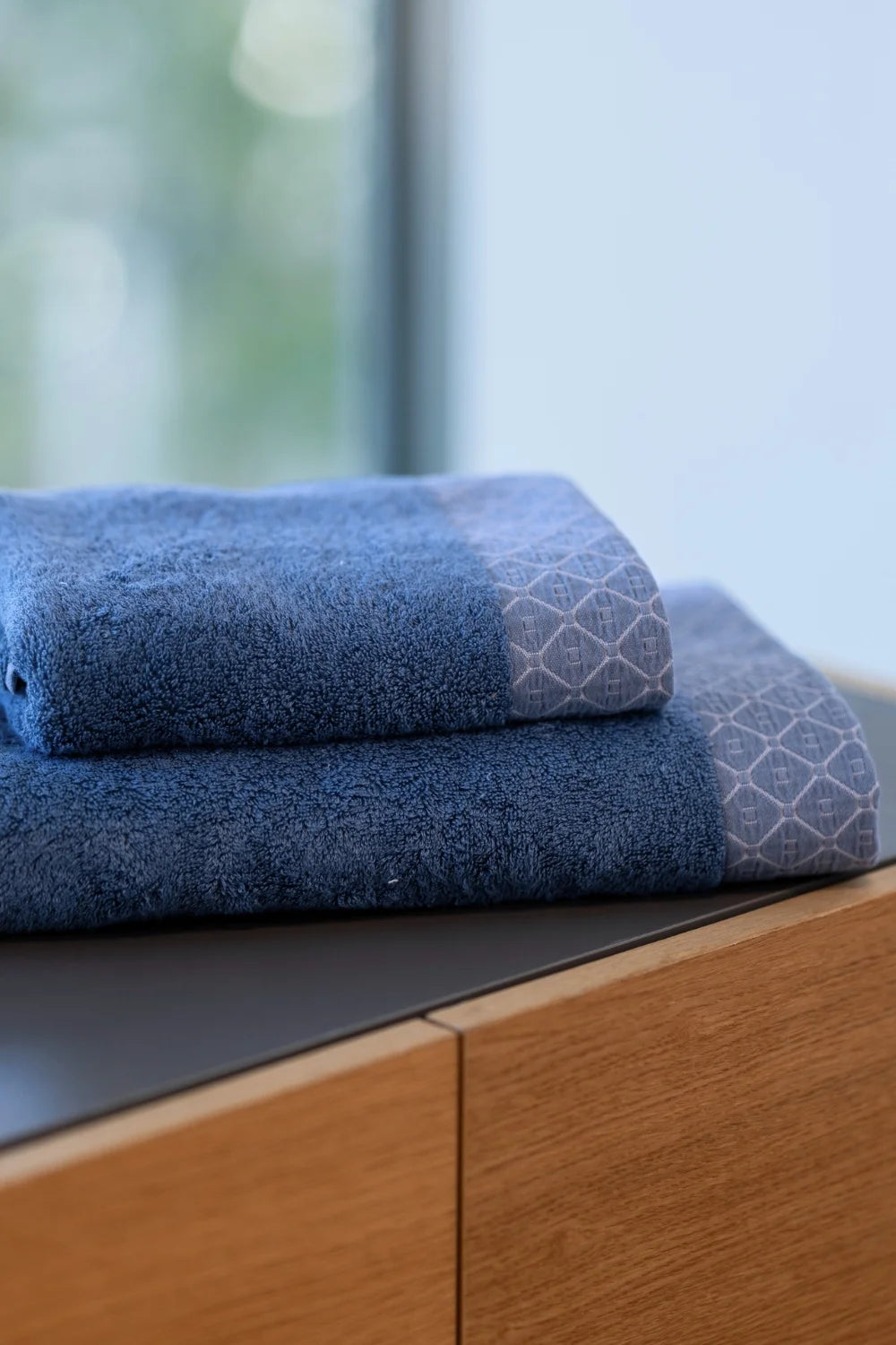 Belmanetti Bamboo Blended Towel With Deluxe Trim in Beige - Premium quality fabrics