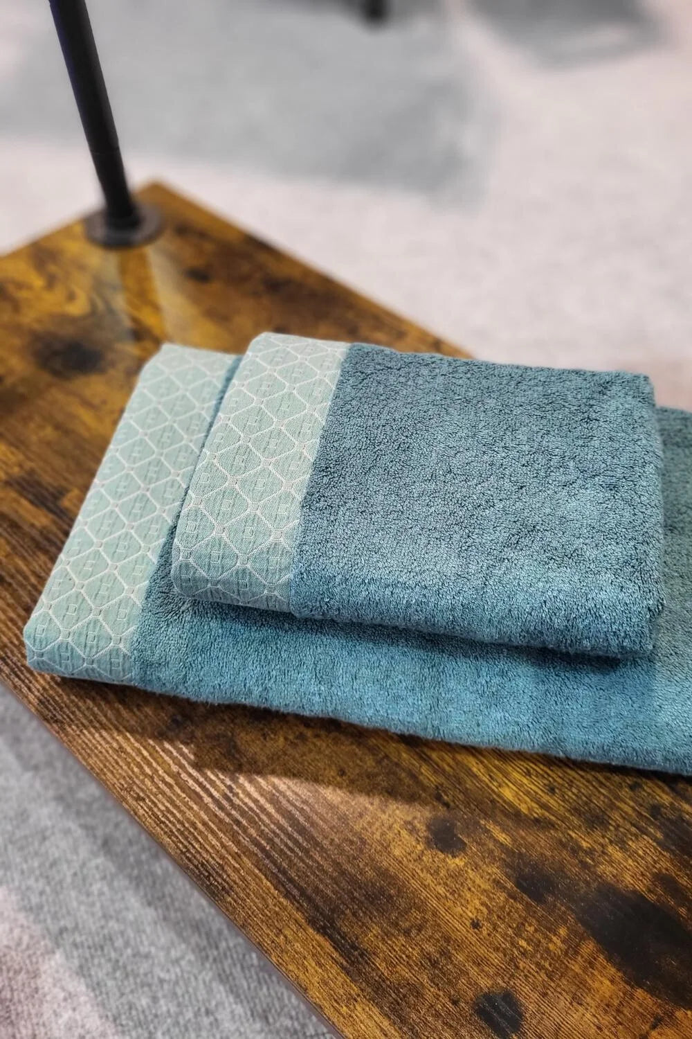 Belmanetti Bamboo Blended Towel With Deluxe Trim in Rose - Bamboo-based comfort