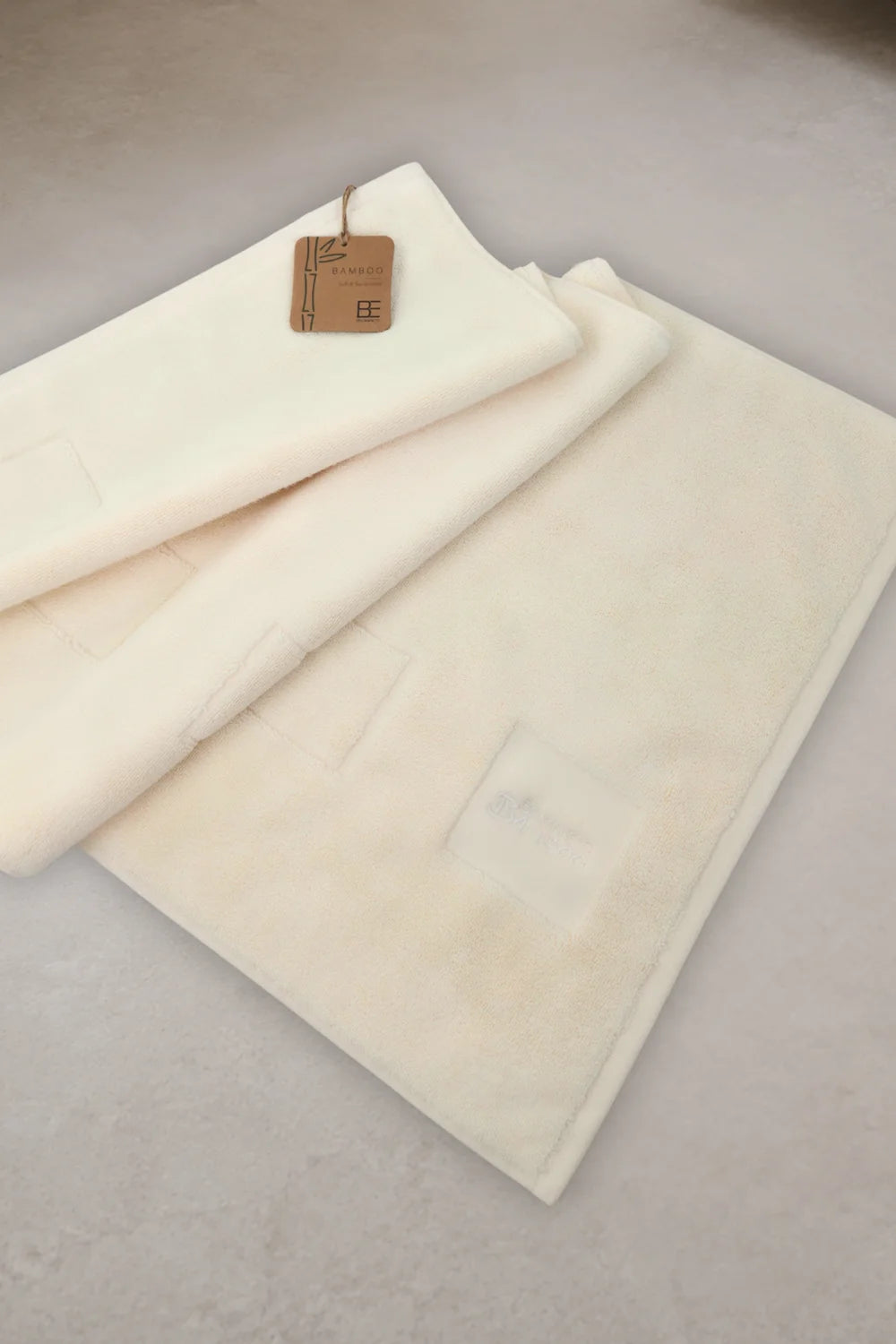 Bamboo-Cotton Bath Mat – Soft, Absorbent & Made to Match