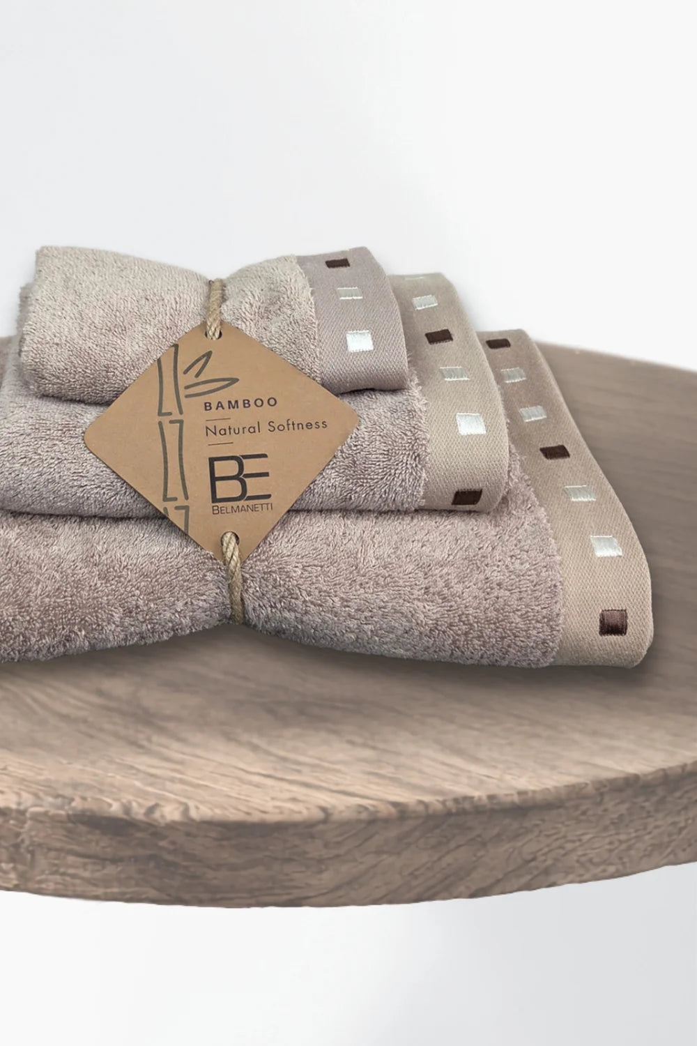 3-piece Bamboo Cotton Towel Set