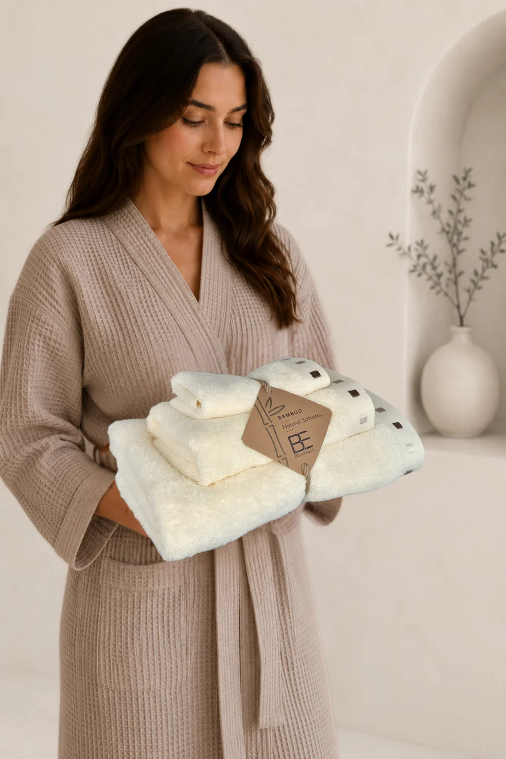 3-piece Bamboo Cotton Towel Set