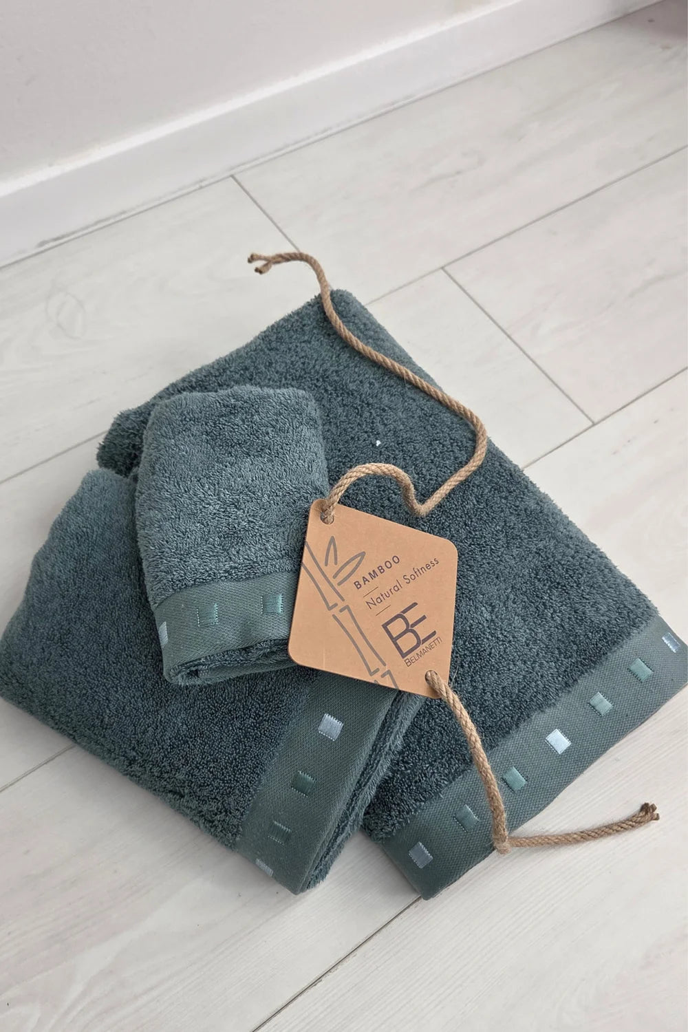 3-piece Bamboo Cotton Towel Set