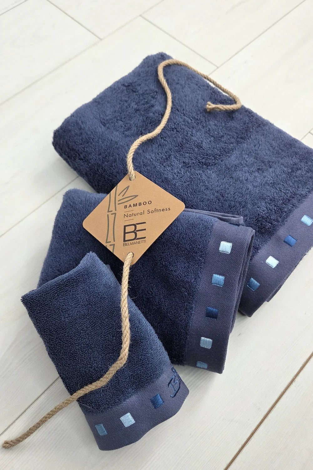 3-piece Bamboo Cotton Towel Set