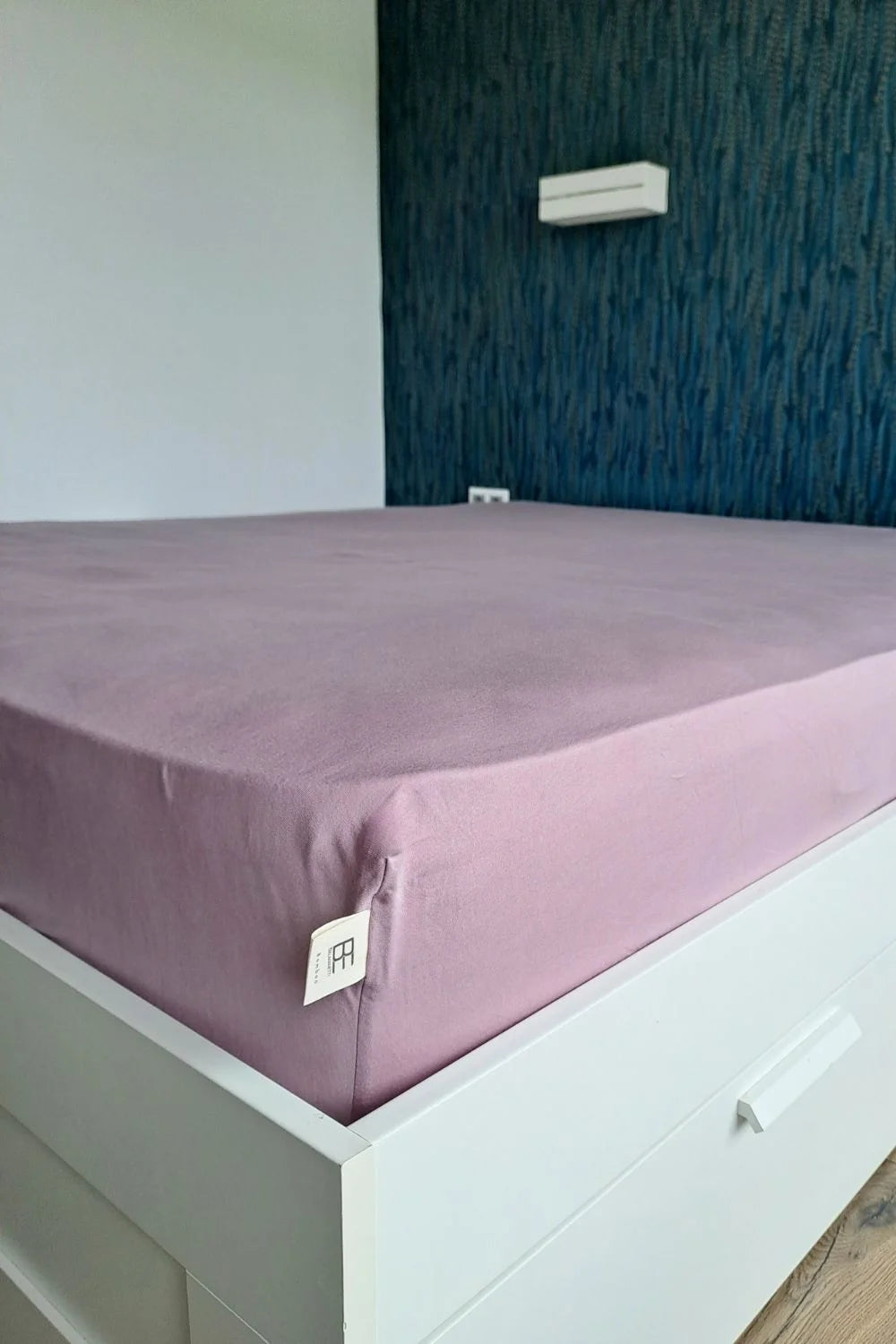 Belmanetti Bamboo Cotton Fitted Bed Sheet Luxe in mint - Sustainable fabric