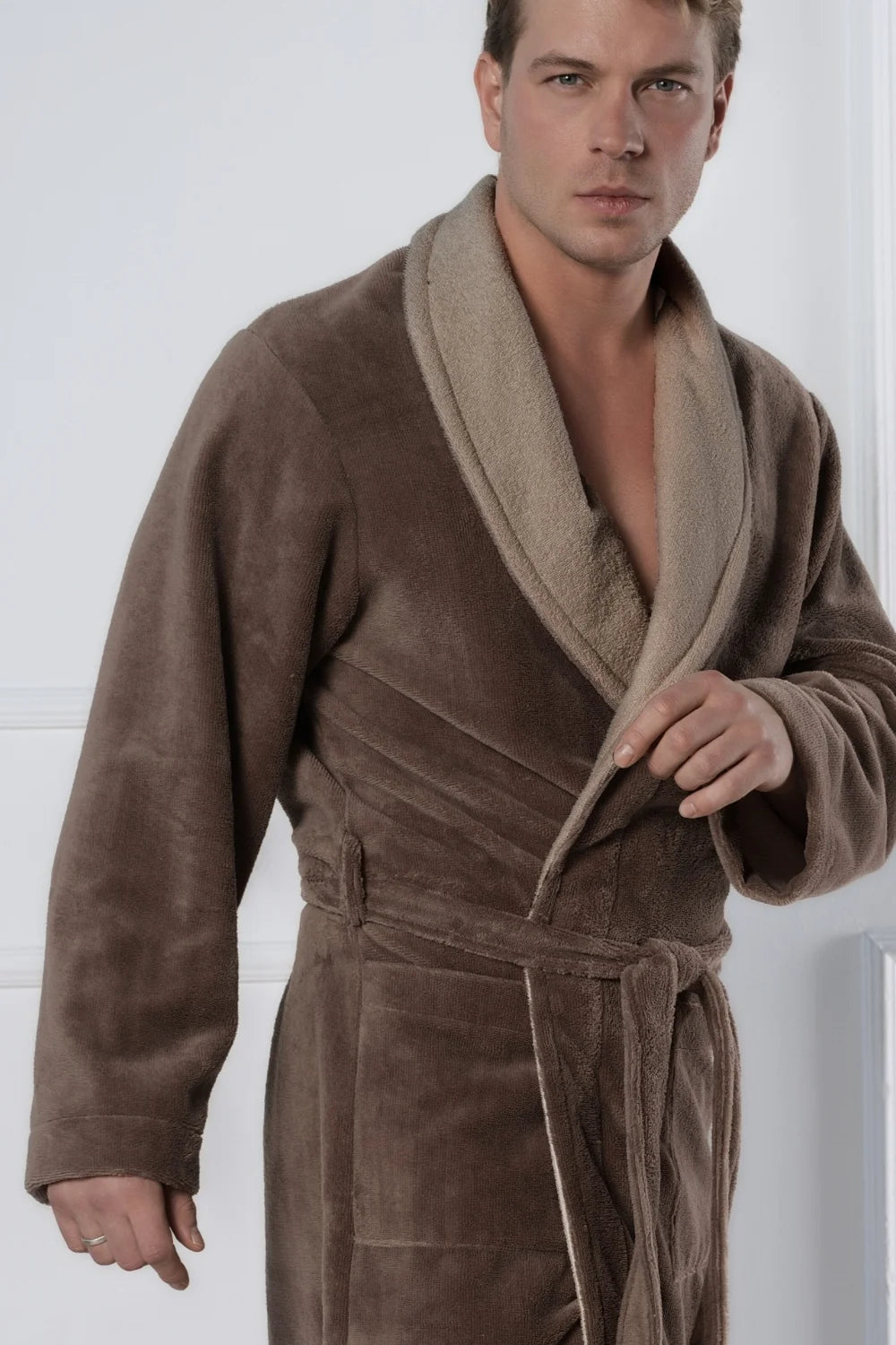 Men’s Shawl Collar Bamboo Blend Robe