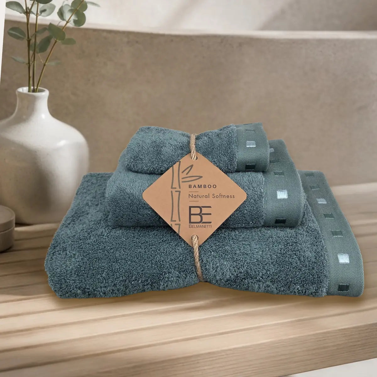 3-piece Bamboo-Cotton Towel Set