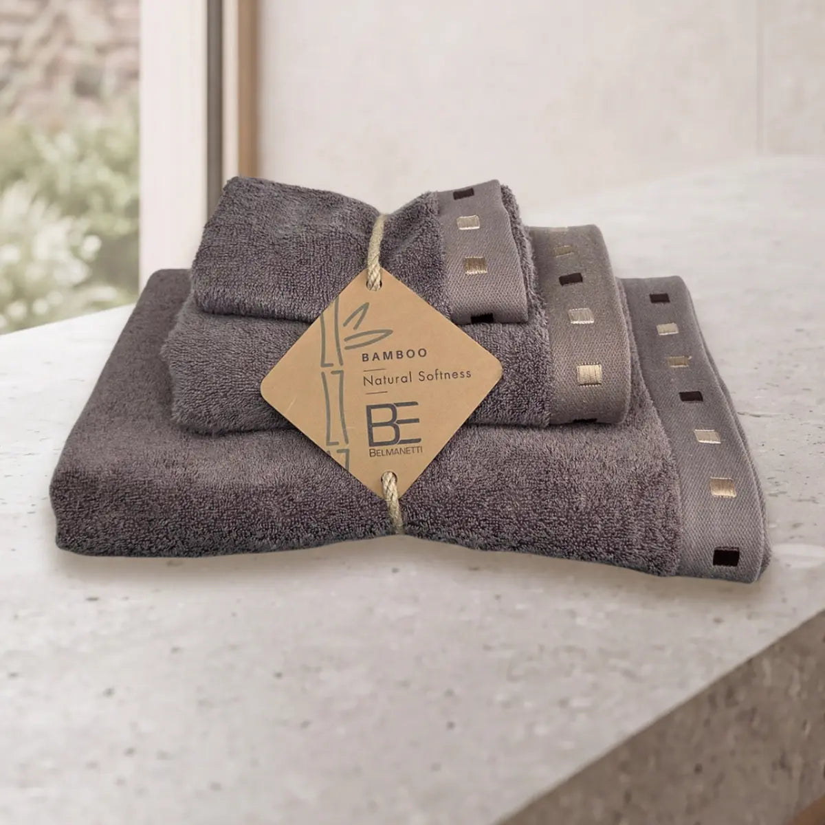 3-piece Bamboo-Cotton Towel Set