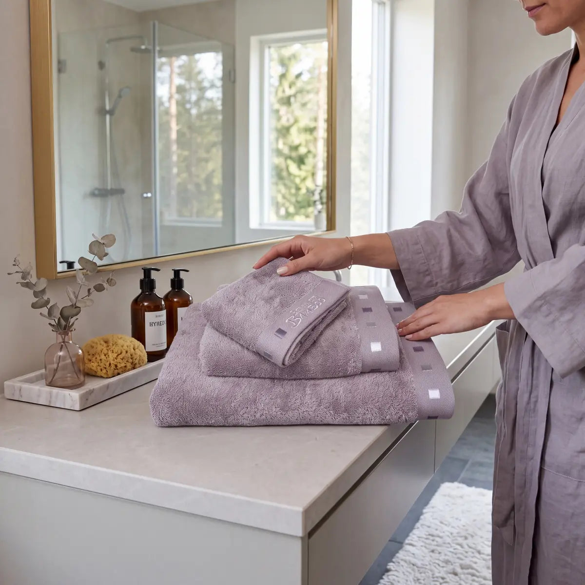 Bamboo-Cotton Towel – Velvety Soft & Quick-Drying