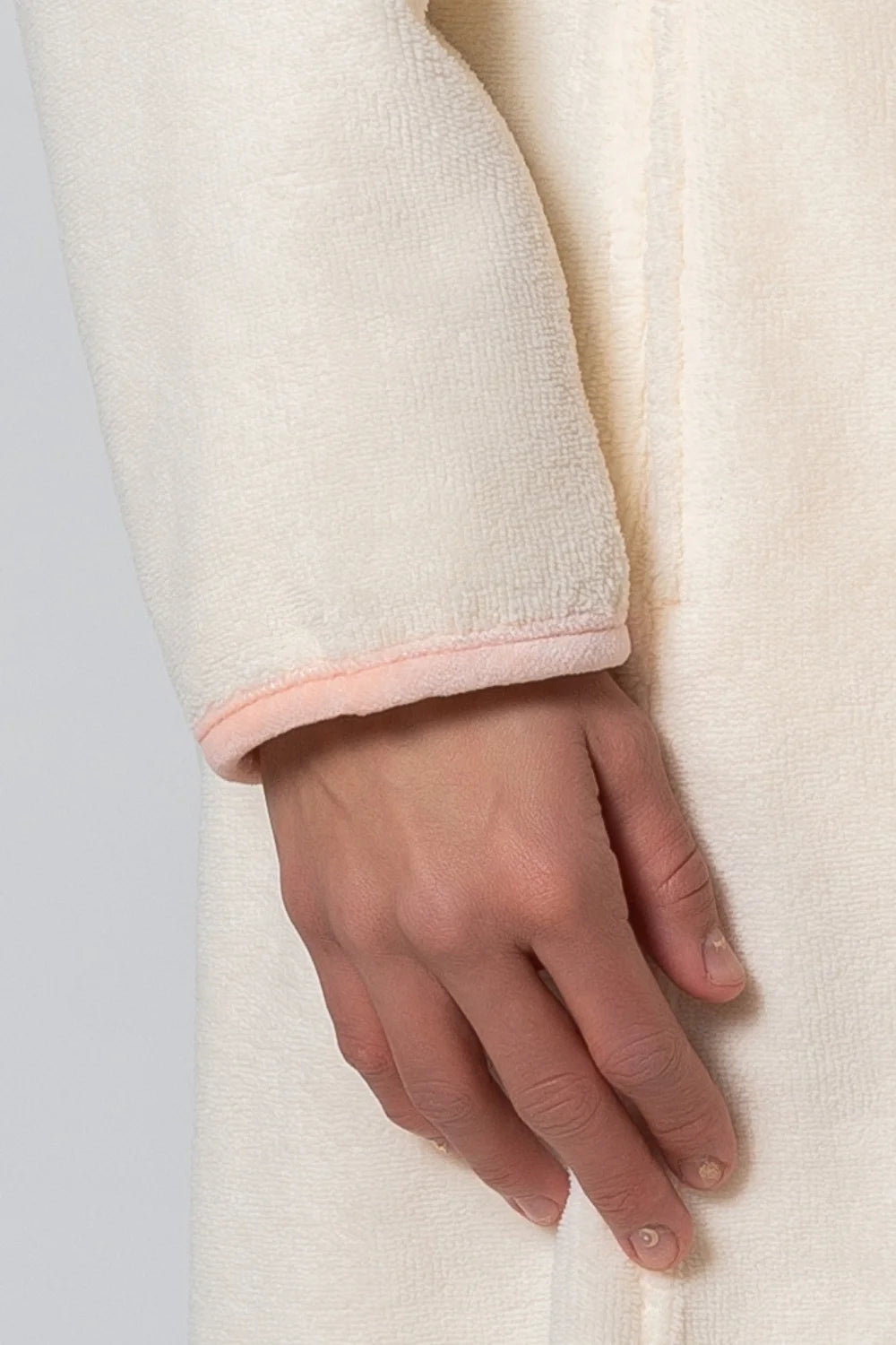 Belmanetti Cottonsoft Cream Women S Bathrobe With in 201 Cream - European craftsmanship
