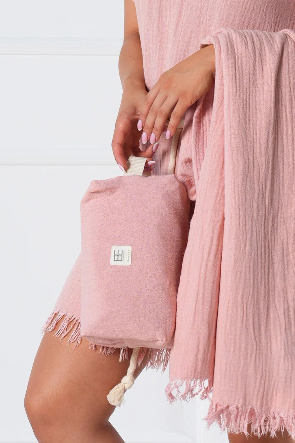 Belmanetti Multi Use Beach Pouch Bamboo Cotton - Free returns