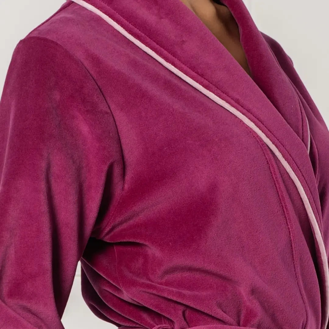 Cotton Niki Velour soft fabric surface