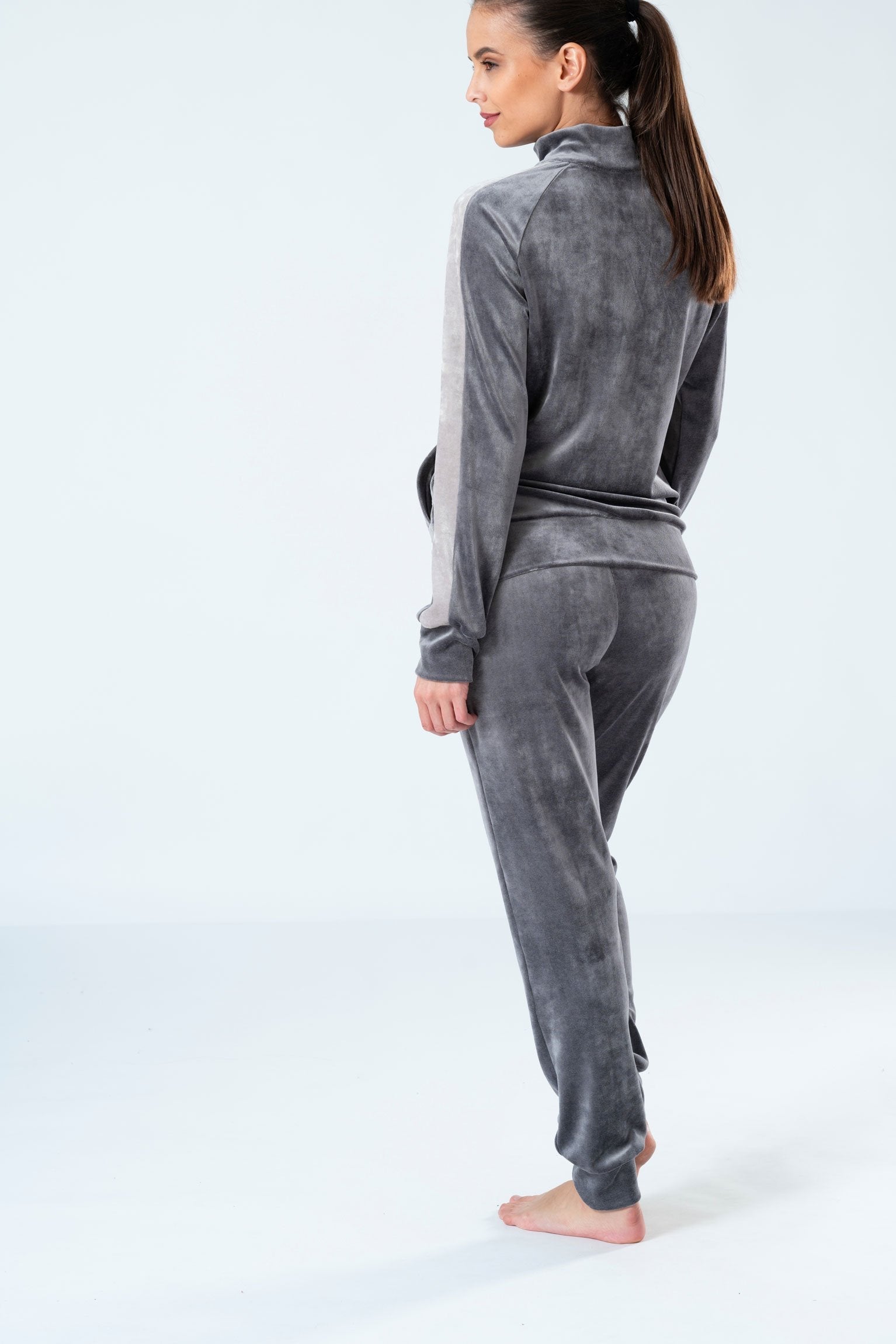 Belmanetti Bamboo Blend Nicky Velour Sweatsuit in Light Blue - European craftsmanship