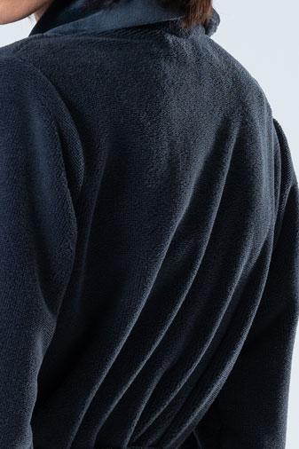 Belmanetti Bamboo Blended Double Fabric Shawl Collar in Dark Magenta - European craftsmanship