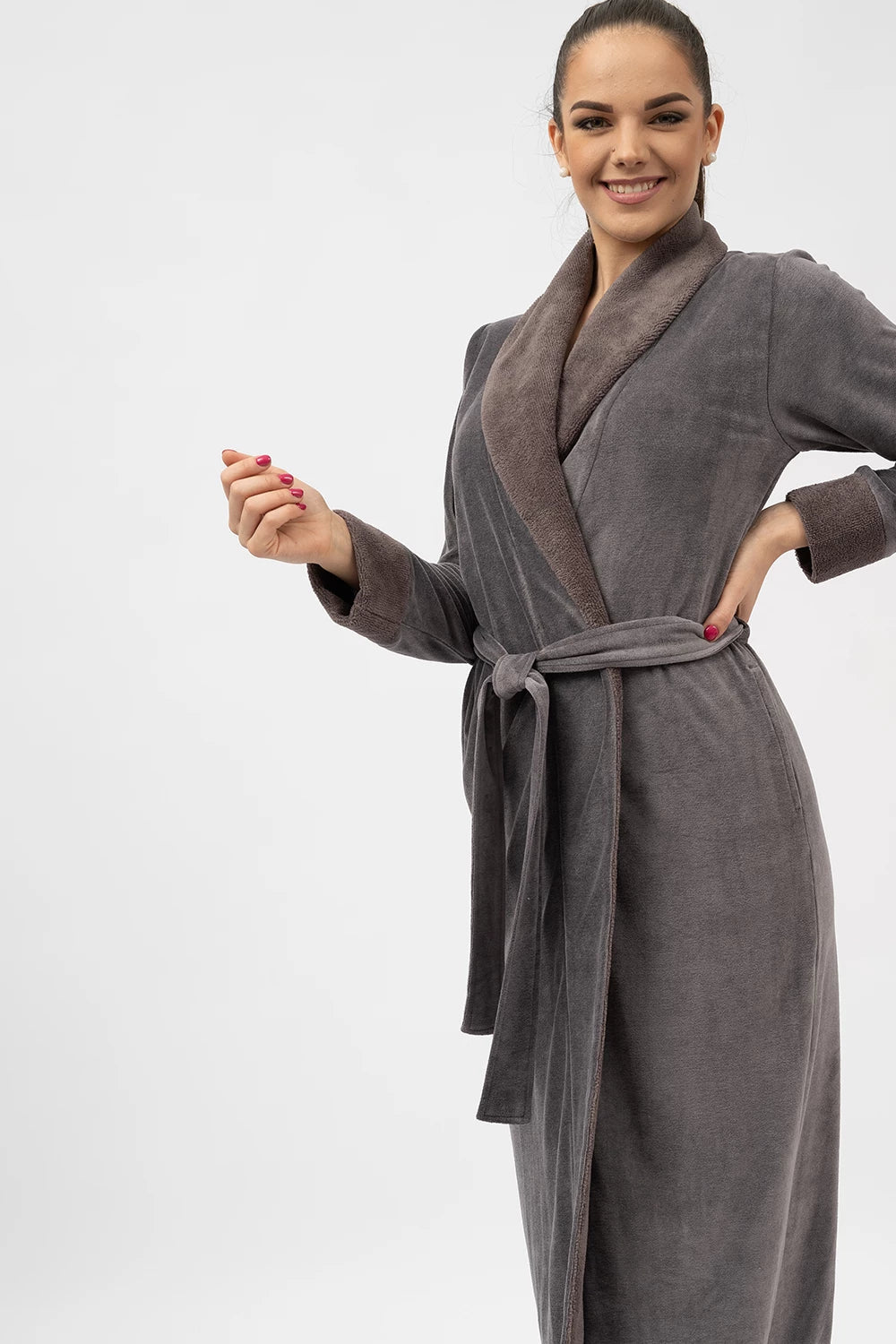 Belmanetti Elegant Extra Long Bamboo Blended Velour in Rose - Bamboo-based comfort