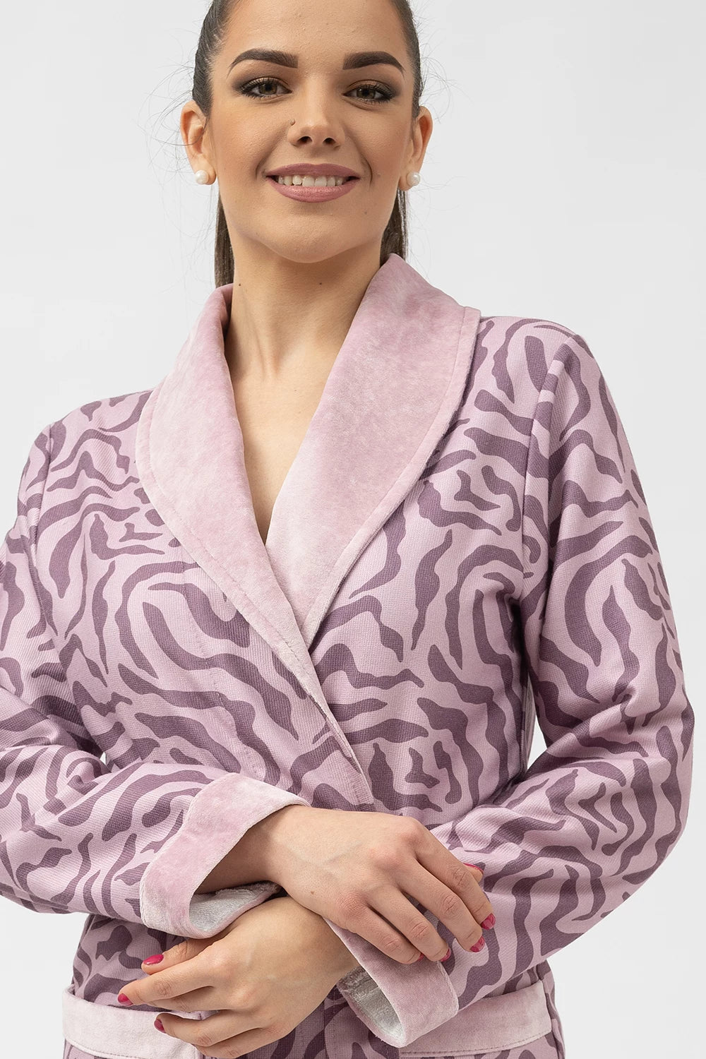 Belmanetti 8801 Lausanne Printed Bamboo Df Shawl in Silver - Bamboo-based comfort