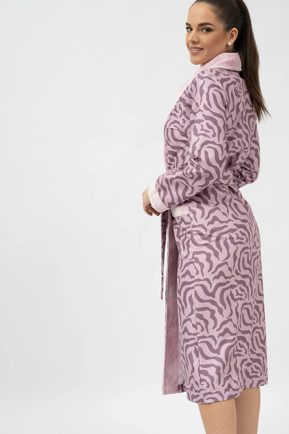 Belmanetti 8801 Lausanne Printed Bamboo Df Shawl in Silver - European craftsmanship