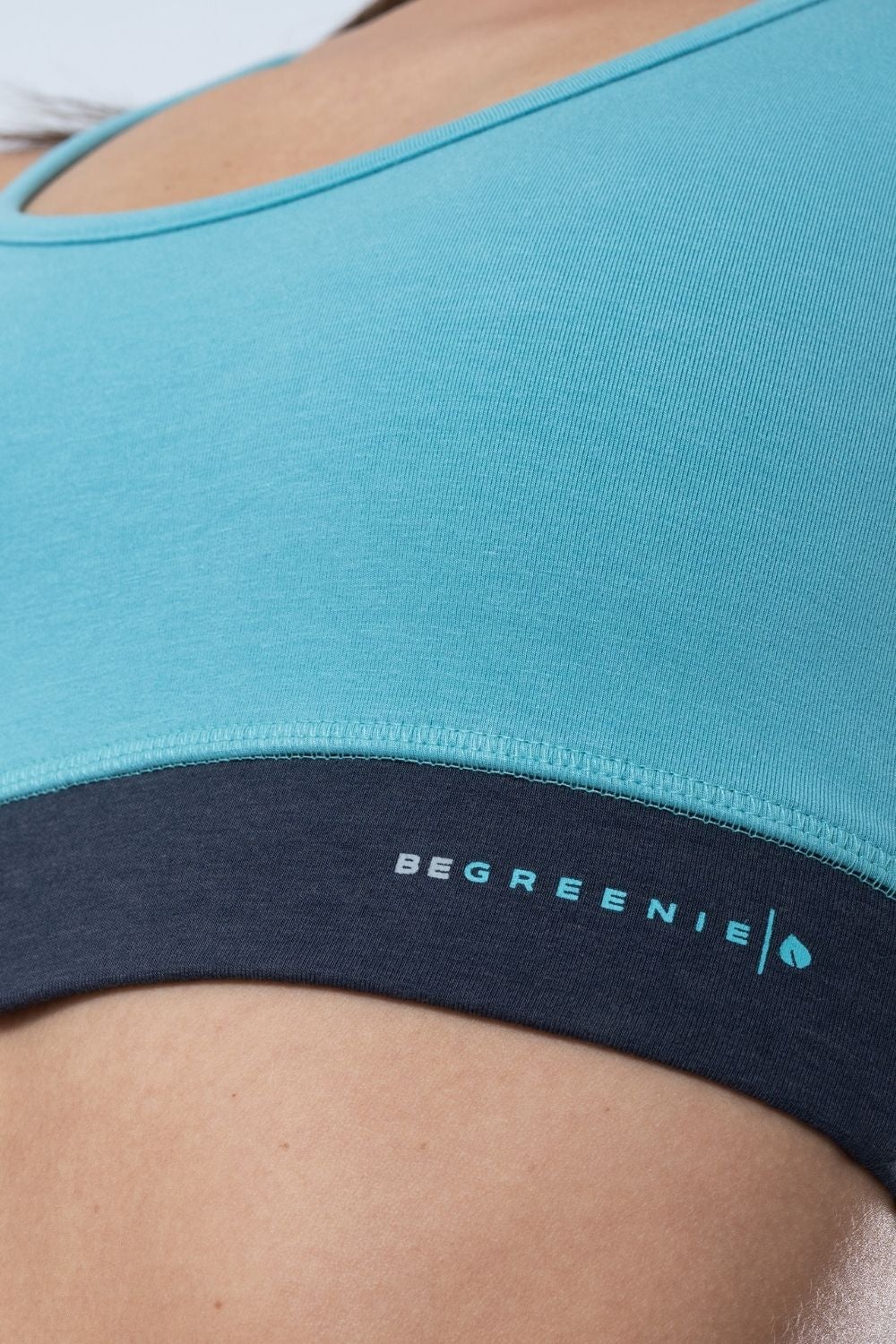 Belmanetti Bamboo Biocotton Sports Bra in Night Grey - Free returns