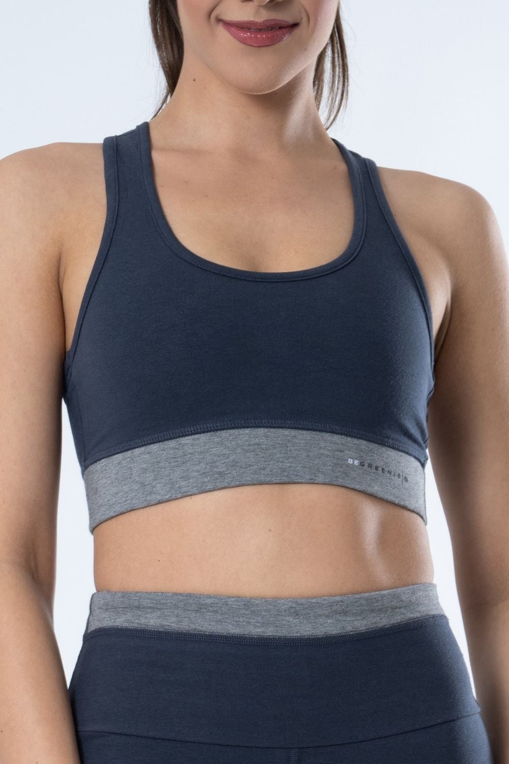Belmanetti Bamboo Biocotton Sports Bra in Green - Eco-friendly materials
