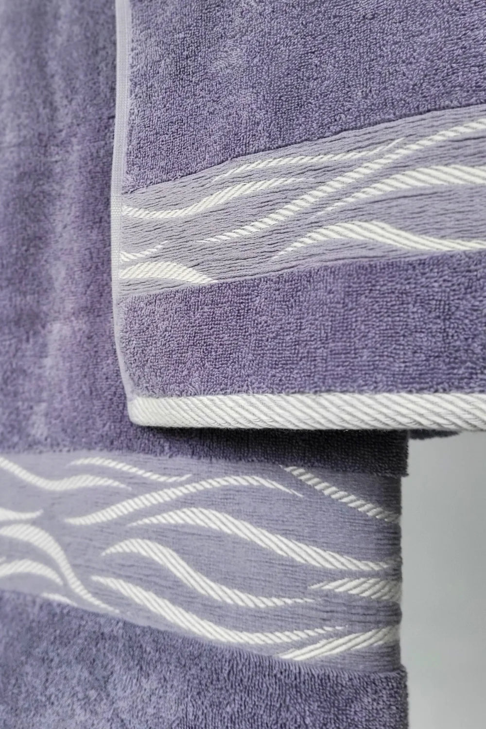 Belmanetti Premium Cotton Terry Towel Wave Design - Free delivery available