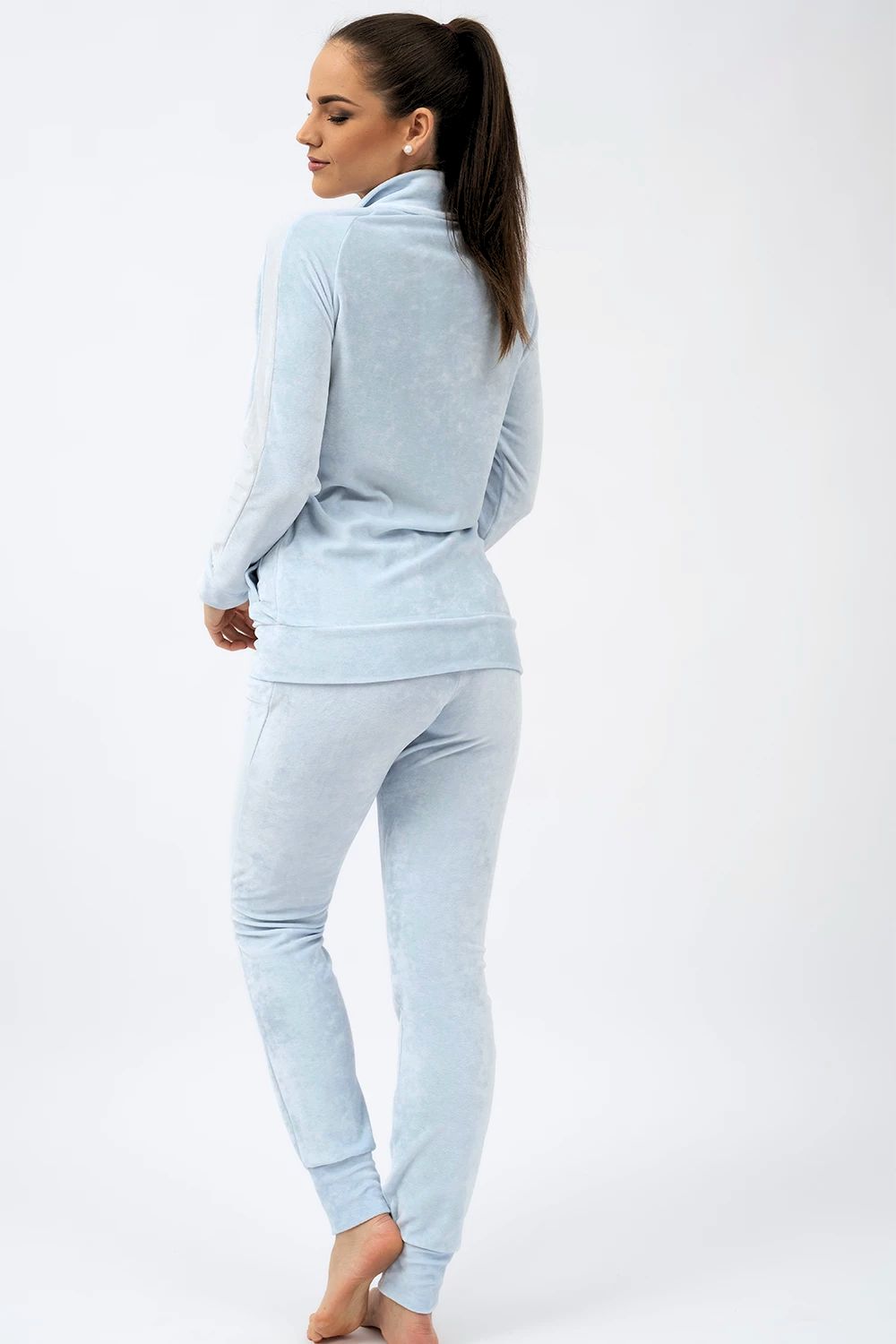 Belmanetti Bamboo Blend Nicky Velour Sweatsuit in Mid Grey - Perfect for slow mornings