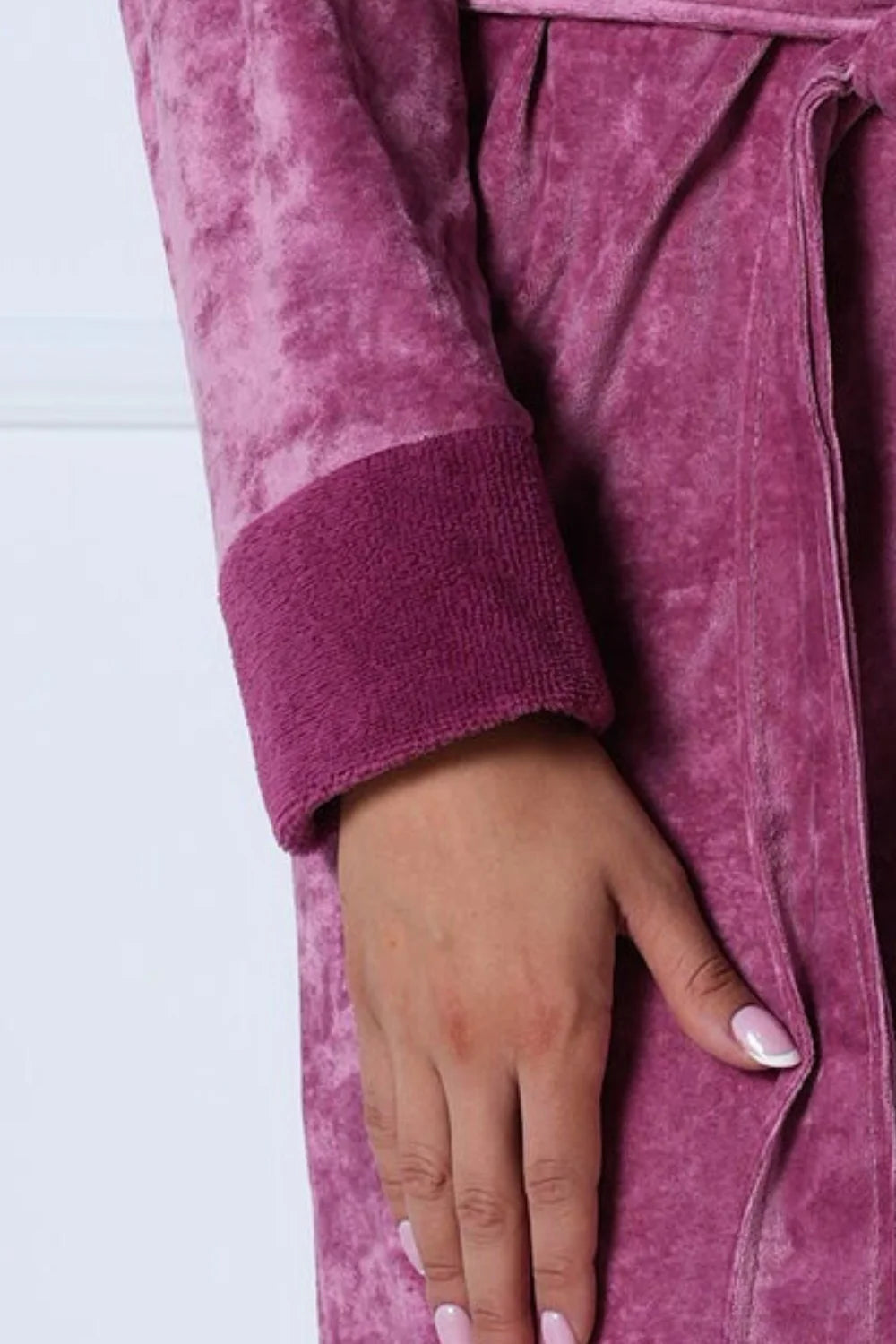 Belmanetti Elegant Extra Long Bamboo Blended Velour in Violet - Everyday spa comfort