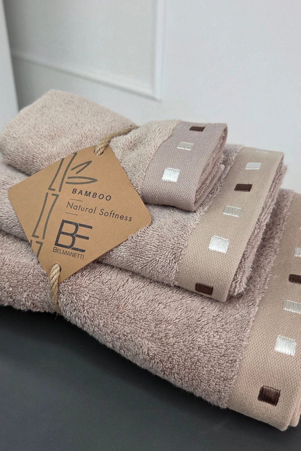 3-piece Bamboo Cotton Towel Set