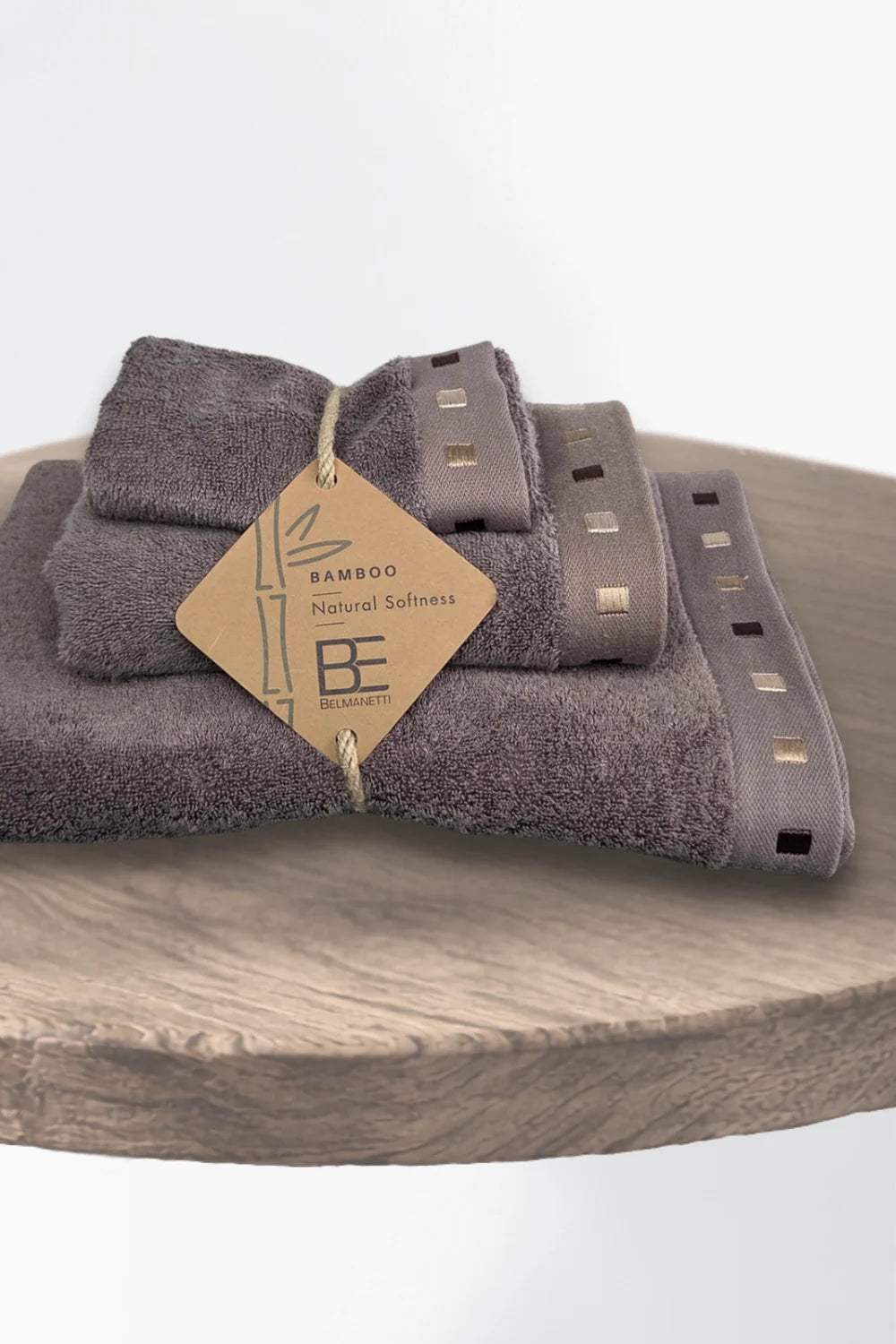 3-piece Bamboo Cotton Towel Set