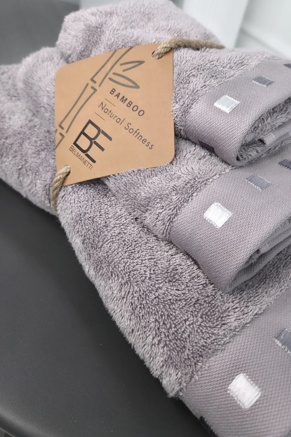 3-piece Bamboo Cotton Towel Set