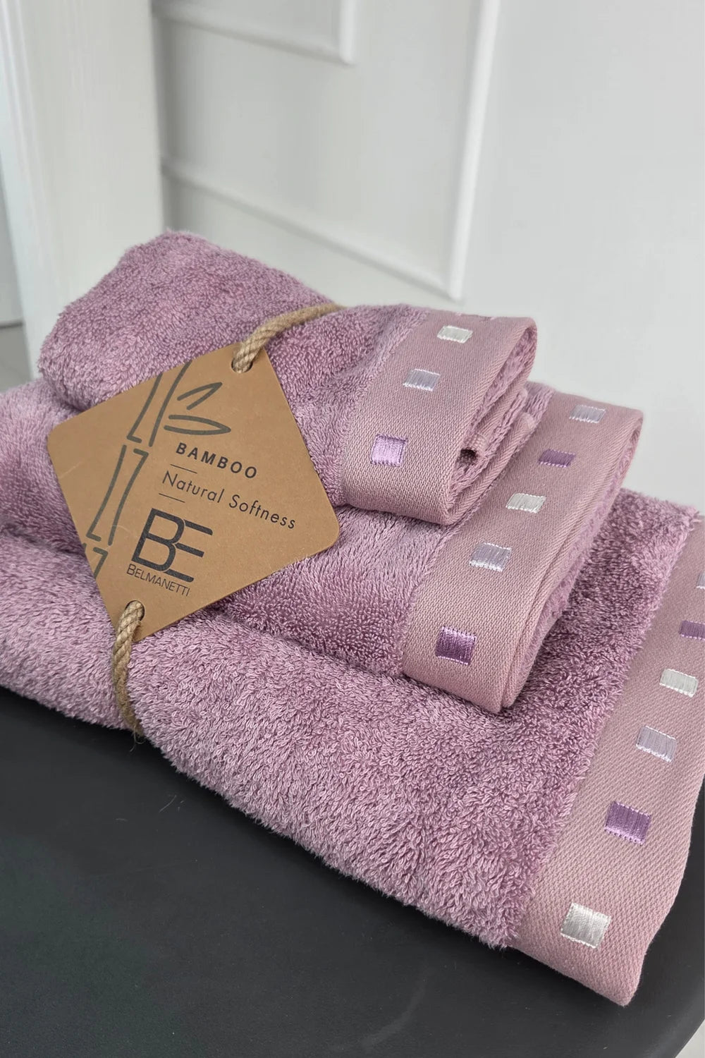 3-piece Bamboo Cotton Towel Set
