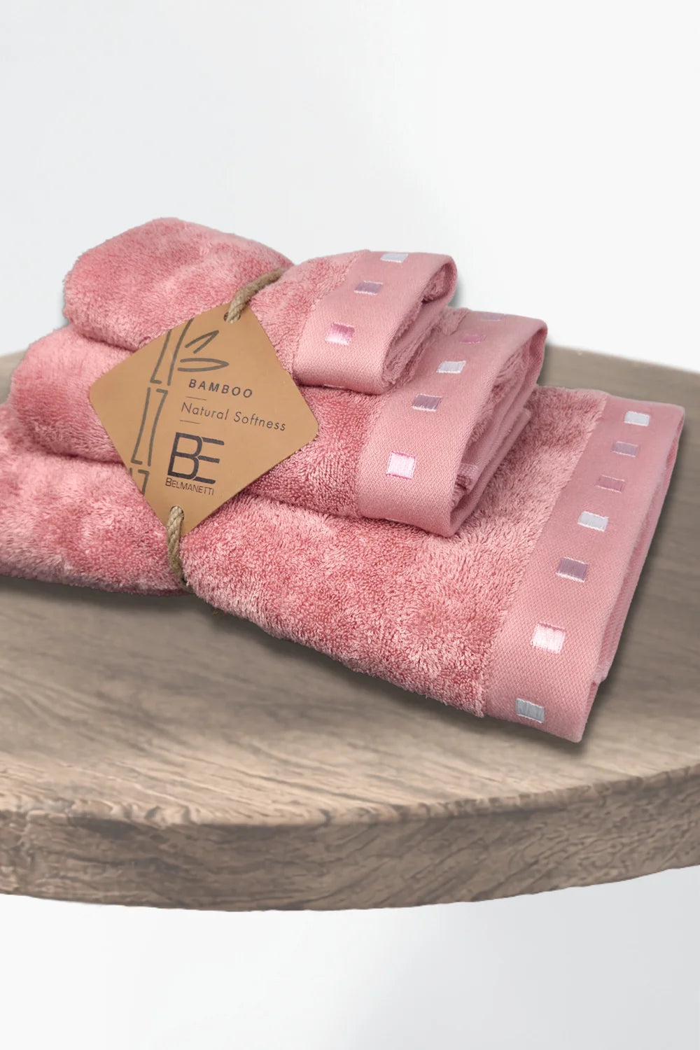 3-piece Bamboo Cotton Towel Set