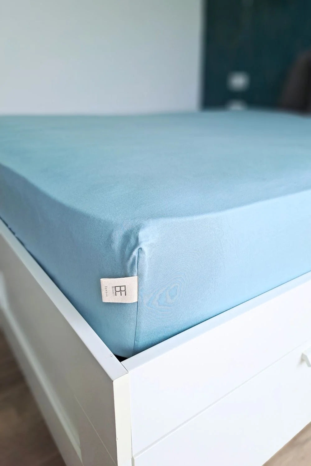 Belmanetti Bamboo Cotton Fitted Bed Sheet Luxe in mauve - Made in Europe