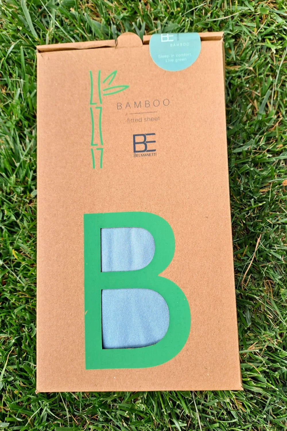 Belmanetti Bamboo Cotton Fitted Bed Sheet Luxe in cream - European craftsmanship