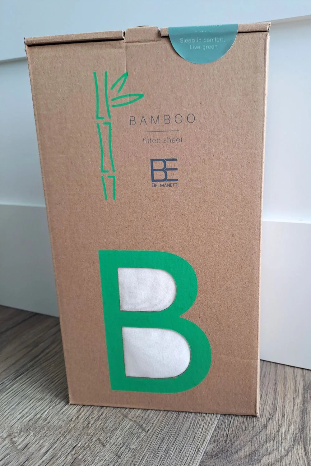 Belmanetti Bamboo Cotton Fitted Bed Sheet Luxe in cream - Free returns