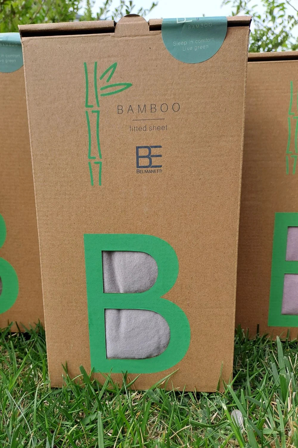 Belmanetti Bamboo Cotton Fitted Bed Sheet Luxe in gray - Perfect for slow mornings