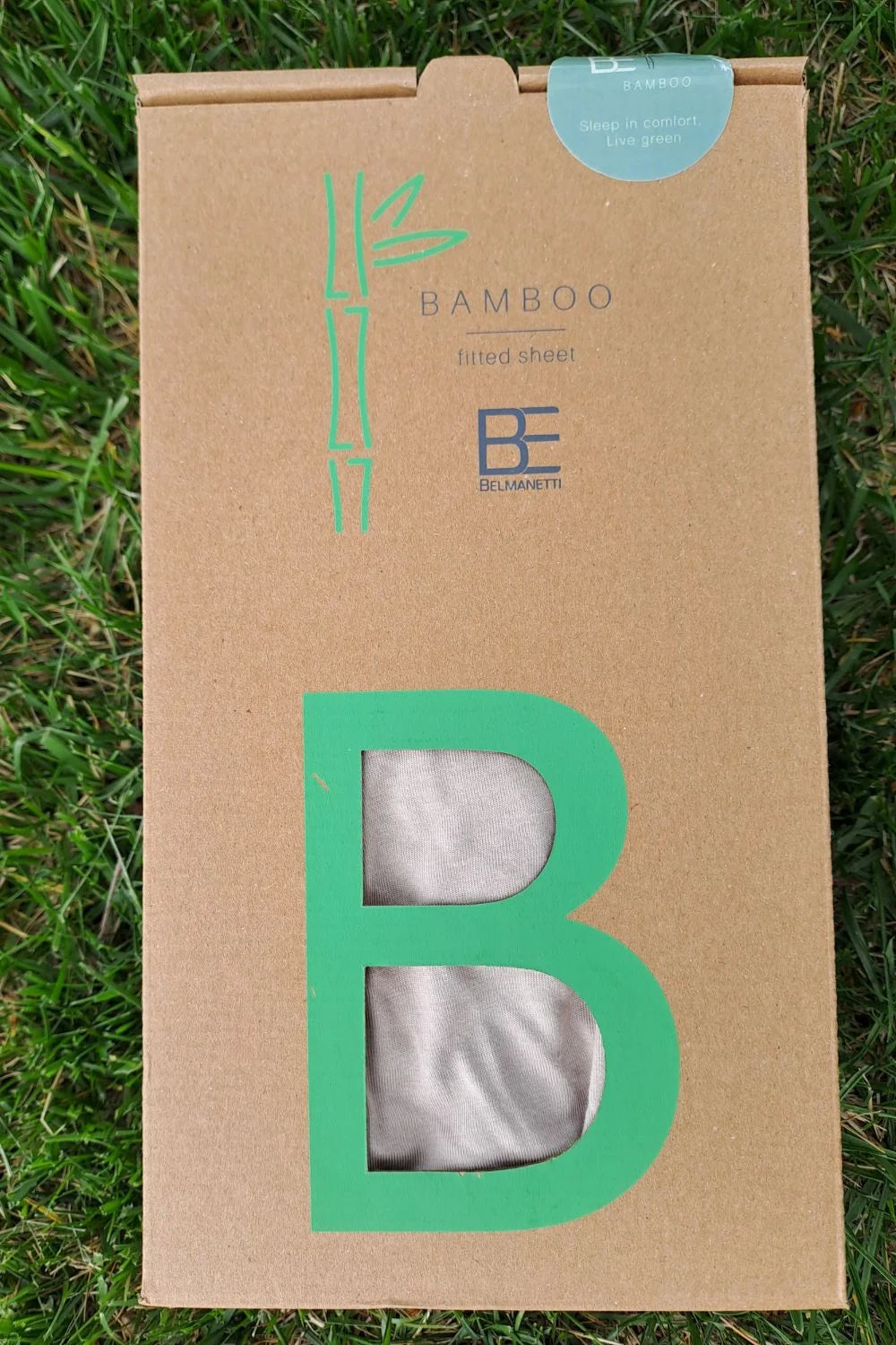 Belmanetti Bamboo Cotton Fitted Bed Sheet Luxe in mint - Year-round coziness