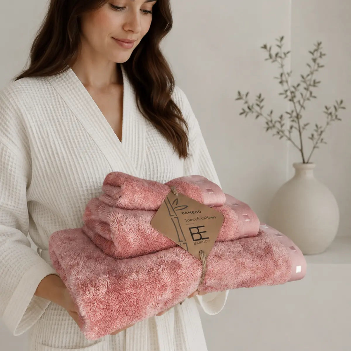 3-piece Bamboo-Cotton Towel Set