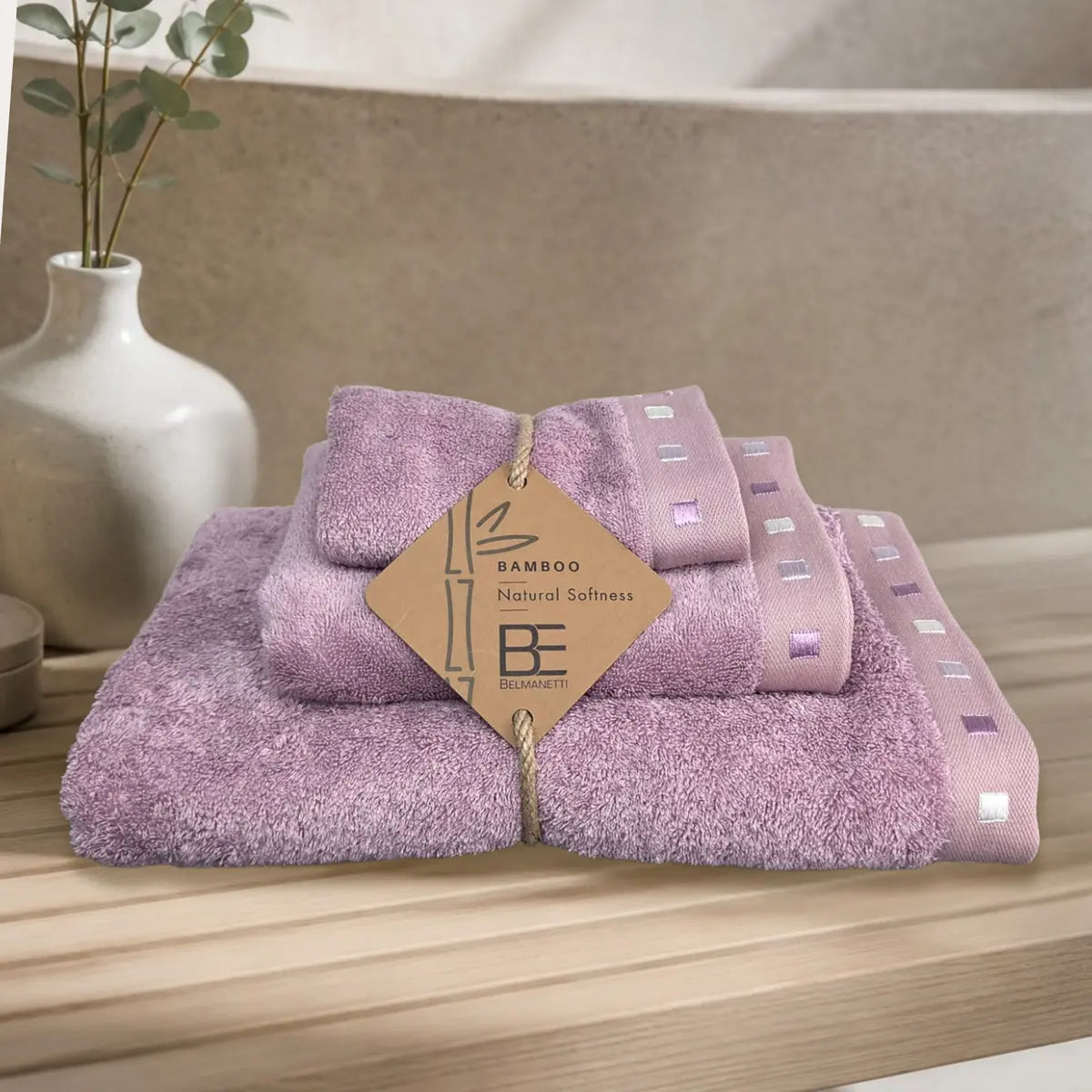 3-piece Bamboo-Cotton Towel Set
