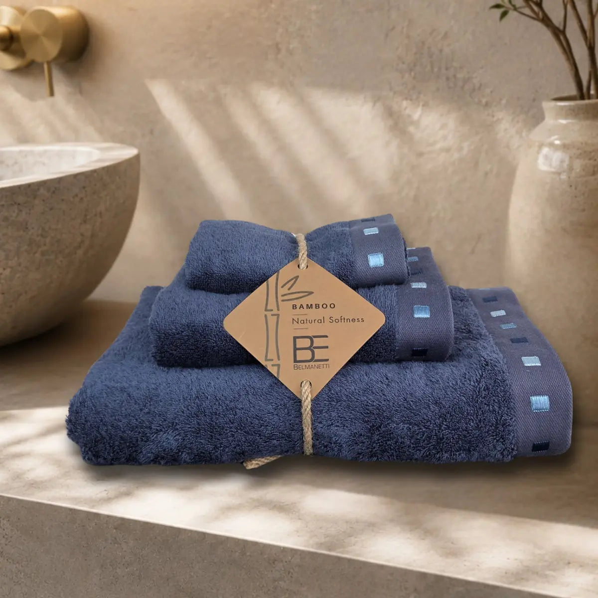 3-piece Bamboo-Cotton Towel Set