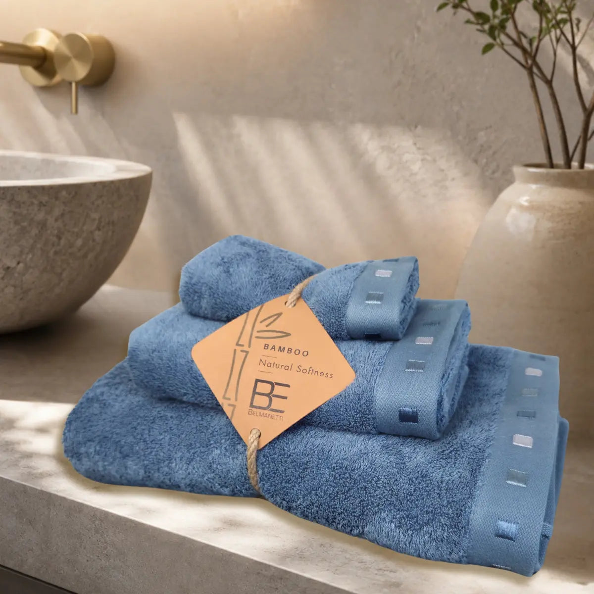 3-piece Bamboo-Cotton Towel Set