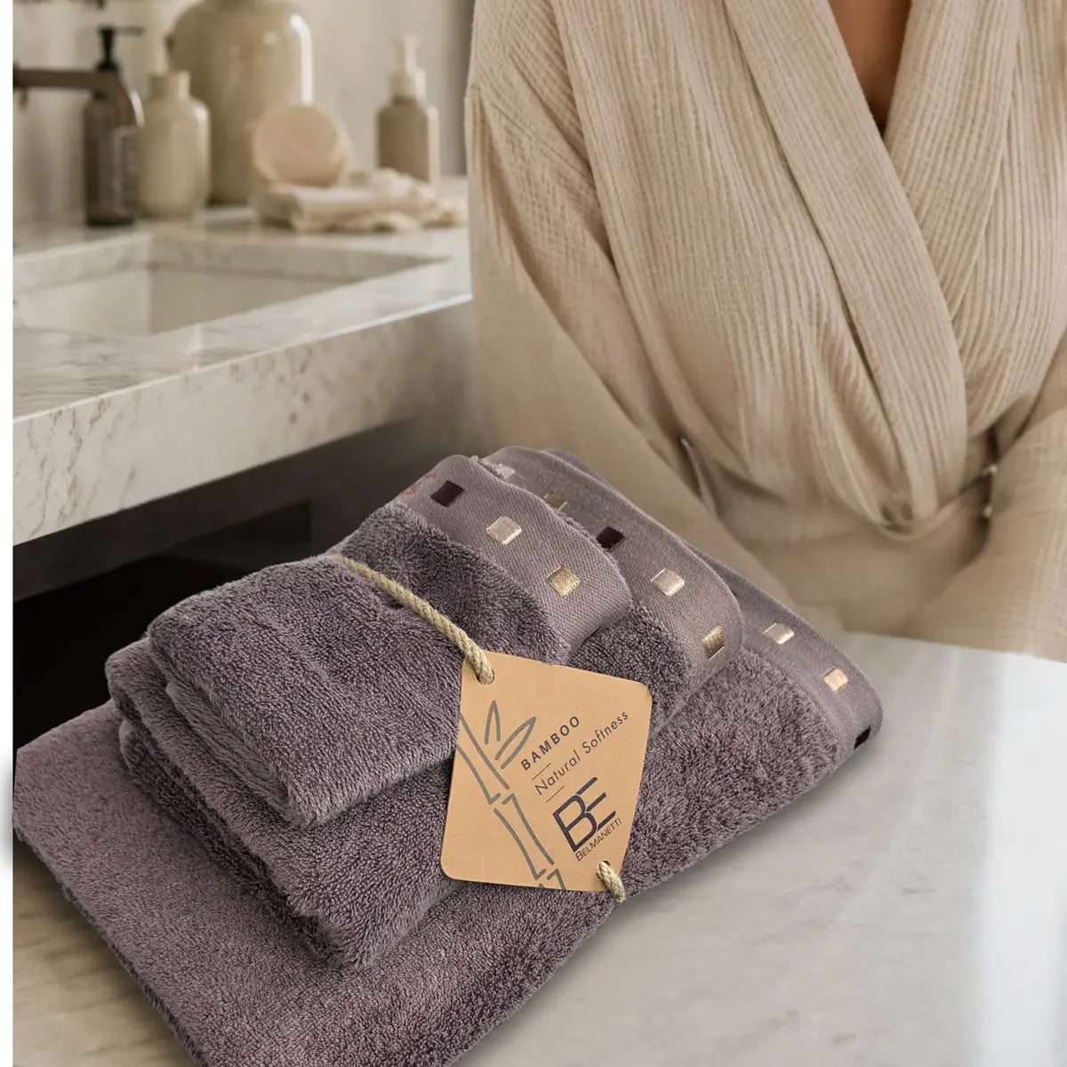 3-piece Bamboo-Cotton Towel Set