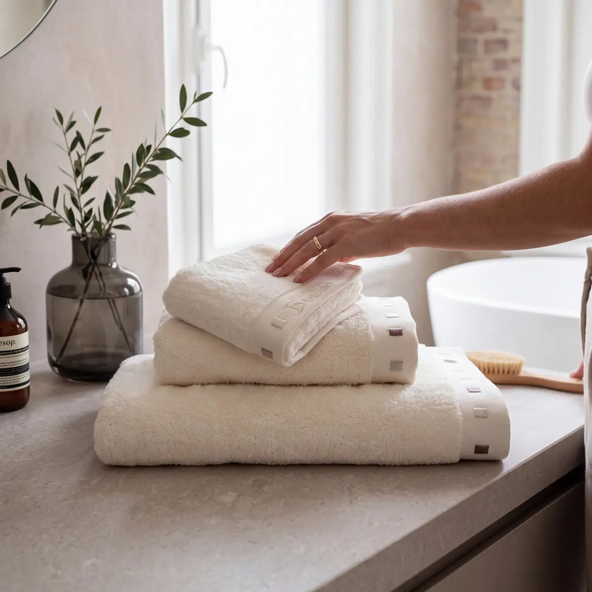Bamboo-Cotton Towel – Velvety Soft & Quick-Drying