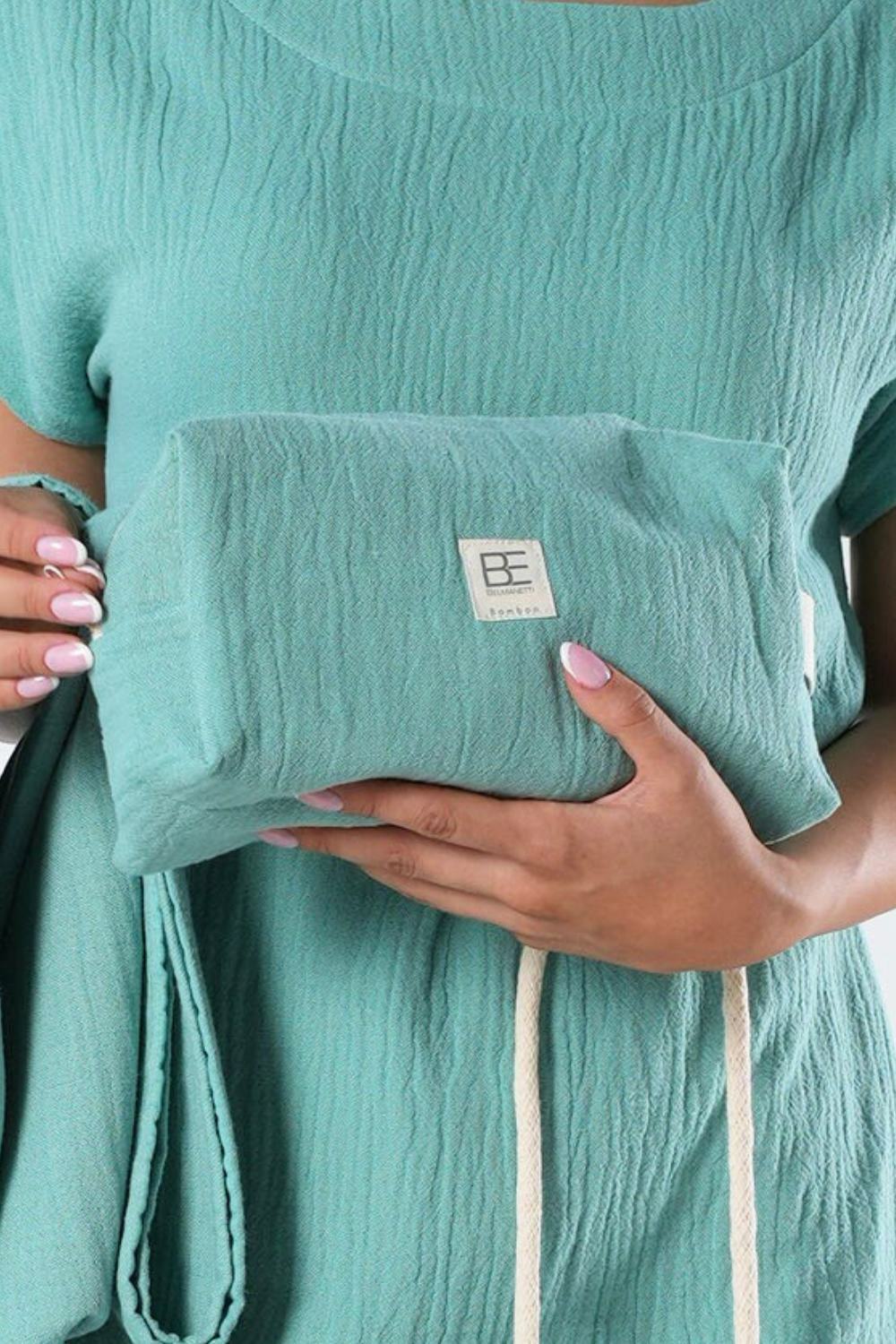 Belmanetti Multi Use Beach Pouch Bamboo Cotton - Premium quality fabrics