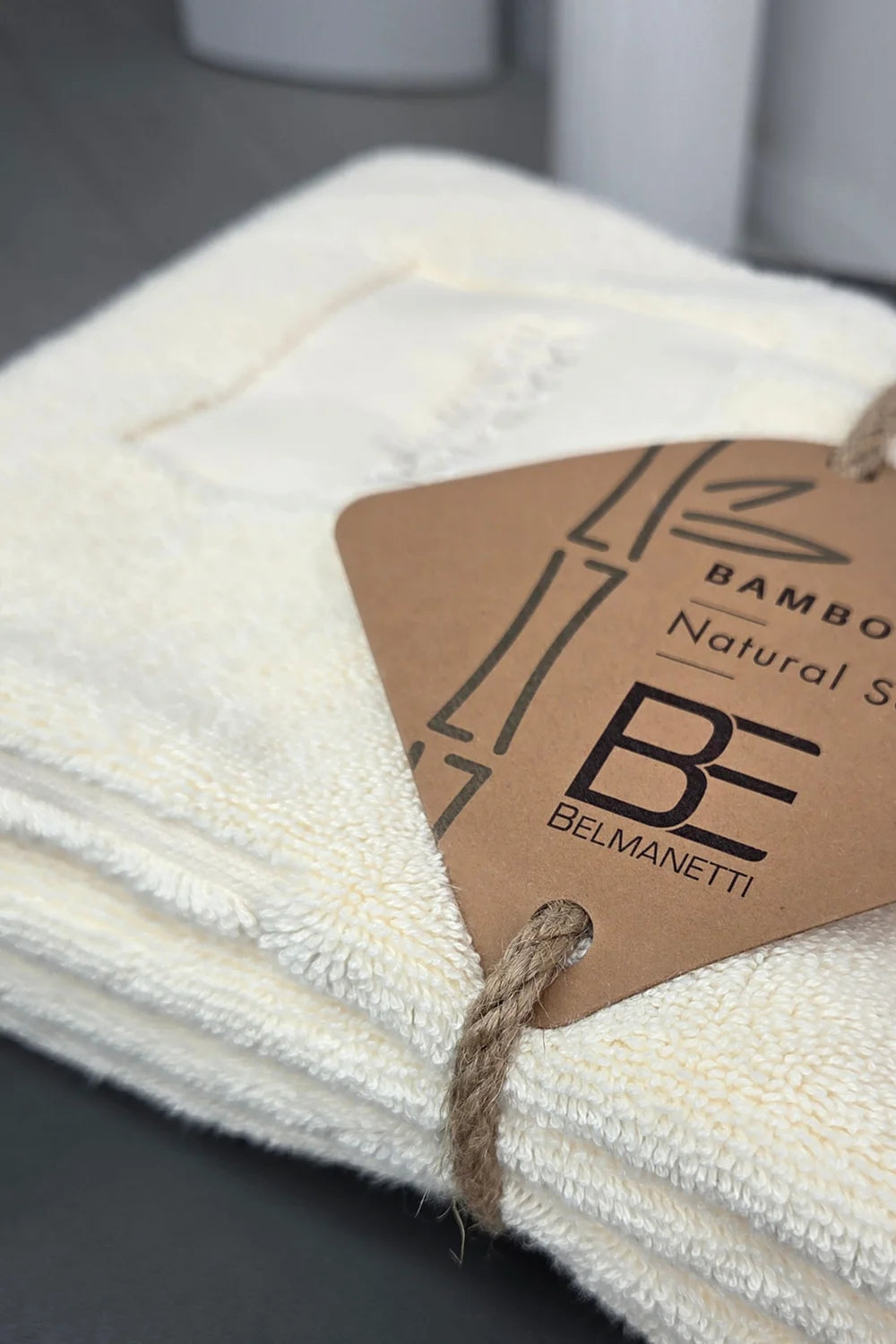 Bath Mat Duo Pack – 2 Matching Bamboo-Cotton Mats