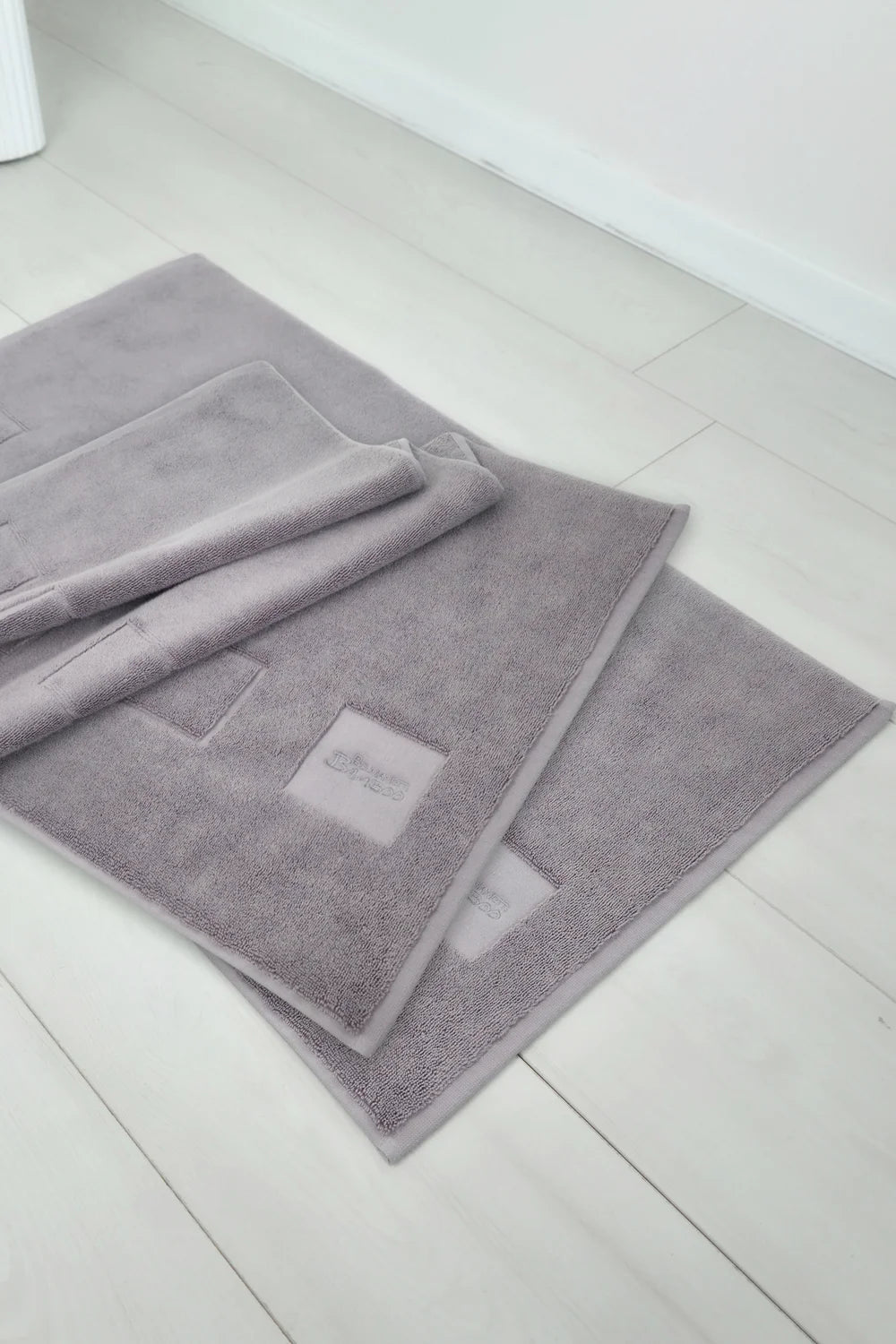 Bath Mat Duo Pack – 2 Matching Bamboo-Cotton Mats