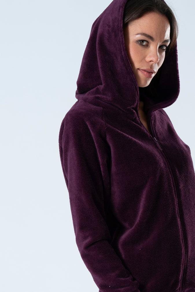 Belmanetti Cozy Bamboo Blend Sweatsuit in Dark Magenta - Bamboo-based comfort